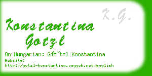 konstantina gotzl business card